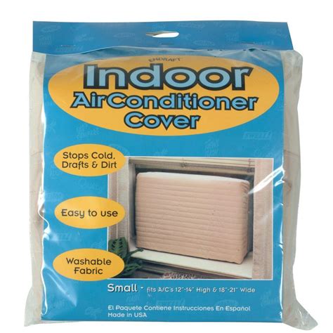 Any air indoor window air conditioner cover is a reusable, cover that is used inside your home around your window air conditioning unit to seal in climate controlled air and seal out drafts, dust, and insects. Air Conditioner Indoor Cover-Small-4392939 - The Home Depot