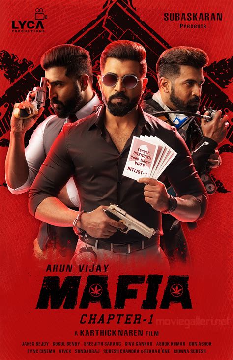 Arun Vijay Mafia First Look Poster Hd