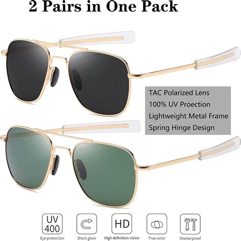 buy rcxkoom men s aviator sunglasses american army military pilot polarized sunglasses bayonet