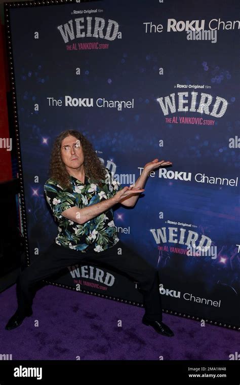 Recording Artist Al Yankovic Attends The Premiere Of Weird The Al
