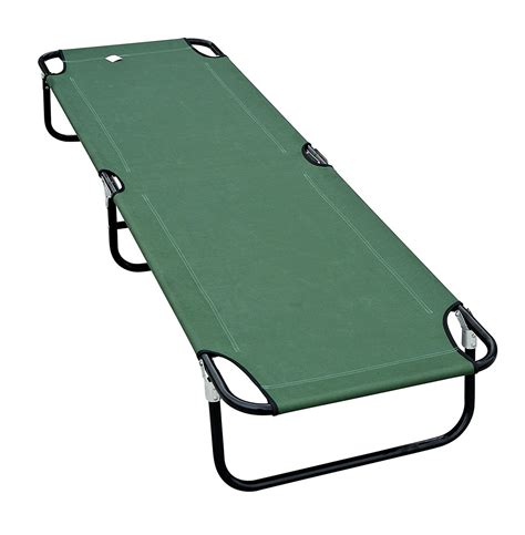 Portable Camping Bed Camp Cot Easy Set Up Army Cot Outdoor Indoor