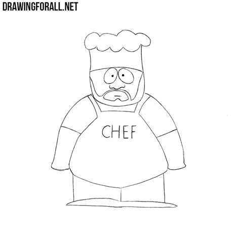 The speed of the vehicle depends on the speed of the design. How to Draw Chef from South Park | Drawingforall.net