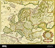 Map of Europe 1623 Stock Photo - Alamy