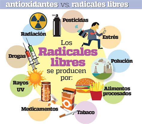 La Batalla Antioxidantes Vs Radicales Libres Vida Saludable Magazine