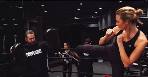 Karlie Kloss Boxing Video Popsugar Fitness