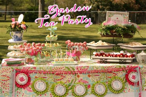 Sweet Garden Tea Party Birthday Tea Party Garden Tea Party Birthday