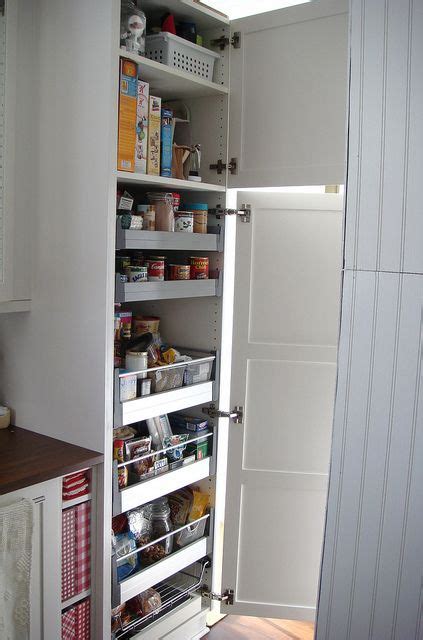 Inside of ikea fyndig kitchen cabinet with variera shelf inserts. IKEA AKURUM 24" High Cabinet | Ikea kitchen storage, Ikea ...