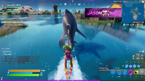 I Scared My Friend With A Shark In Fortnite Youtube