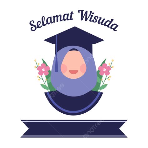 Linda Graduación Musulmana Con Texto Selamat Wisuda Png Dibujos