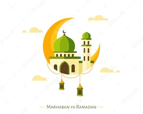 40 Populer Marhaban Ya Ramadhan Cartoon Desain Spanduk