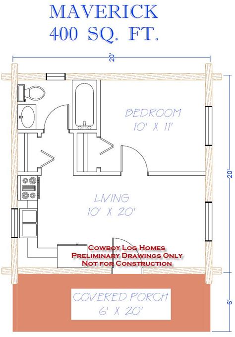 Over at apartment therapy a reader has turned to the blog for help trying to make a 400 square foot apartment livable. maverick floor plan | Tiny house plans, Tiny house, 400 sq ...