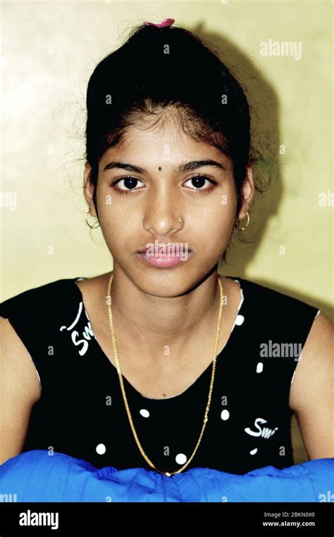 Beautiful Black Eyes Of An Indian Girl Hi Res Stock Photography And