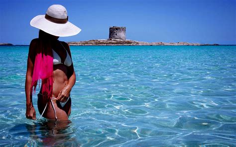 La Pelosa Beach Sardinia Italy World Beach Guide