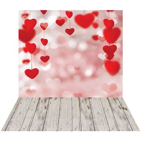 Sjoloon Valentines Day Vinyl Photography Background Sweetheart
