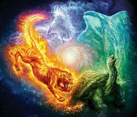Pin By 신은택 On Hi Mythical Creatures Art Elemental Dragons Magic Art