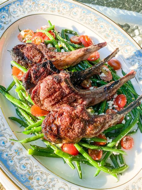 Grilled Lamb Chops With Greek Salad Recipes Food And Architecture