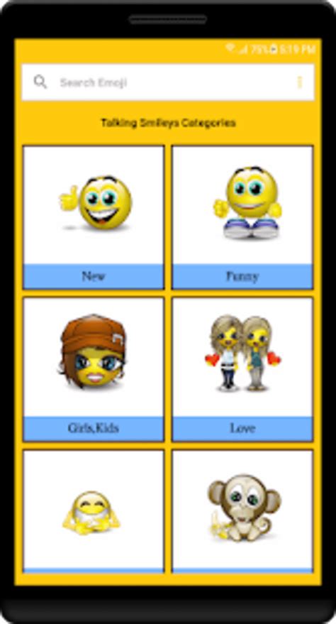 Talking Smileys Animated Sound Emoji Apk For Android Download