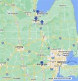Ann Arbor, MI - Google My Maps