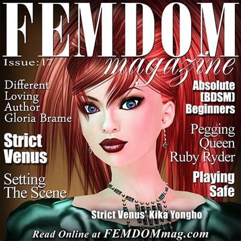 femdom magazine interview ruby ryder pegging paradise
