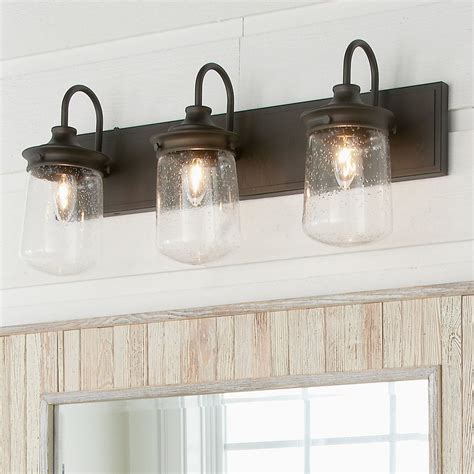 A Perfect Bathroom Vanity Light For Farmhouse Beach House Lodge And Industrial Decors This