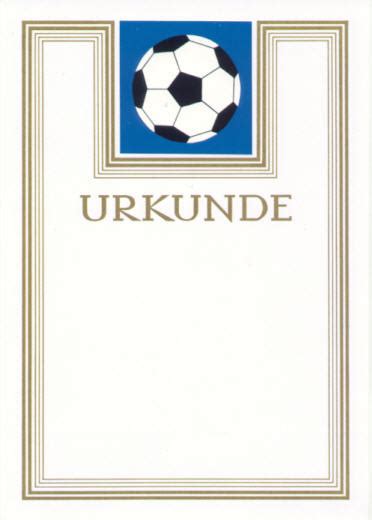 Sie ist vorgesehen, den namen fyßball siegers sowie die erreichte platzierung einzutragen. Urkunden, Sporturkunden, Ehrenurkunden, Urkundenmappen ...