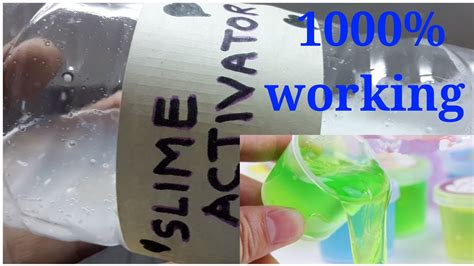 Diy Slime Activator1000 Working Very Easy Homemade Slime Activator