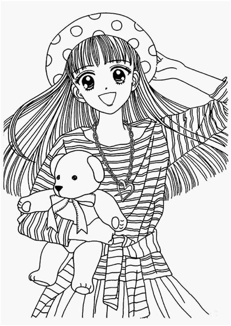 Black Anime Coloring Pages Coloring Pages
