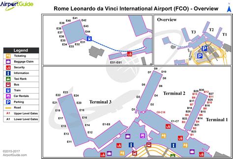 ローマのの空港地図 レオナルド ダ ヴィンチ国際空港マップラツィオ イタリア
