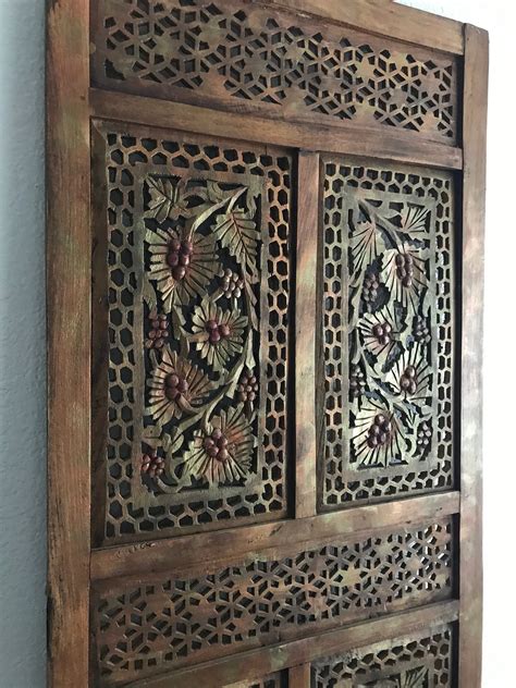 Carved Wood Wall Art Panels Artqf