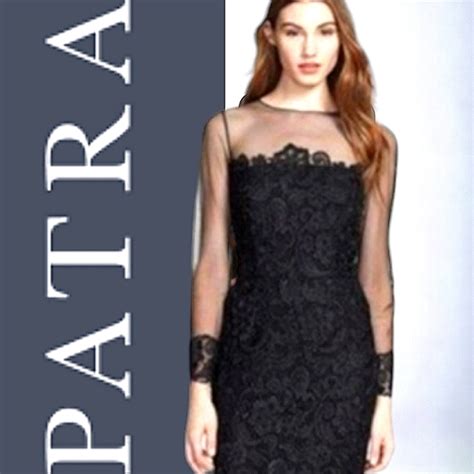 Patra Dresses Patra Black Lace Sheath Cocktail Dress Poshmark