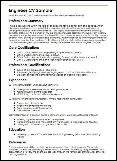 Best Resume Format For Engineers