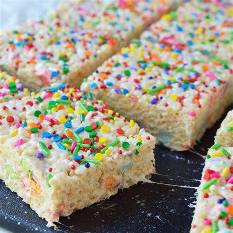 These Magical Rainbow Rice Crispy Treats Are Perfect For A Surprise