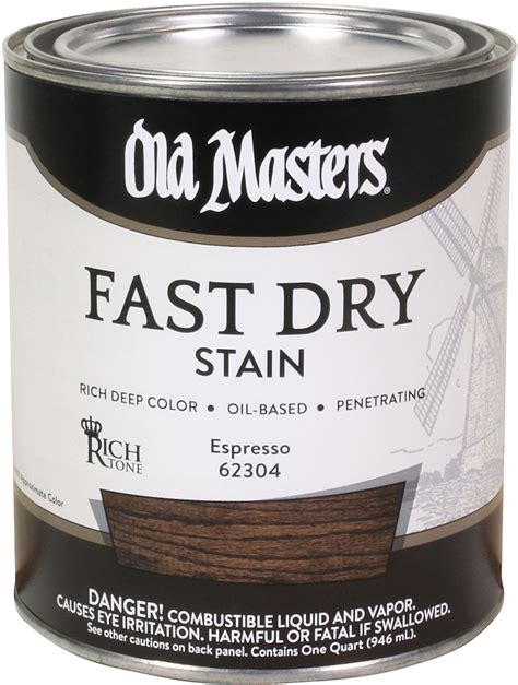 Old Masters Wiping Stain Color Chart