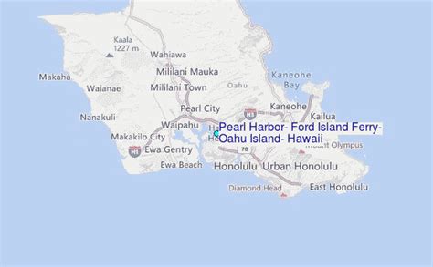 Pearl Harbor Ford Island Ferry Oahu Island Hawaii Tide Station