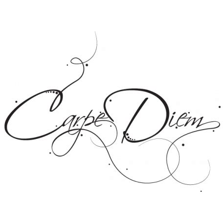 Sticker Carpe Diem | Tatouage texte, Calligraphie tatouage, Tatouage ...