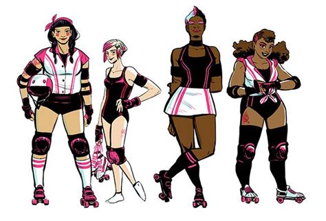 Inside Slam The New Comic Series All About Roller Derby Roller