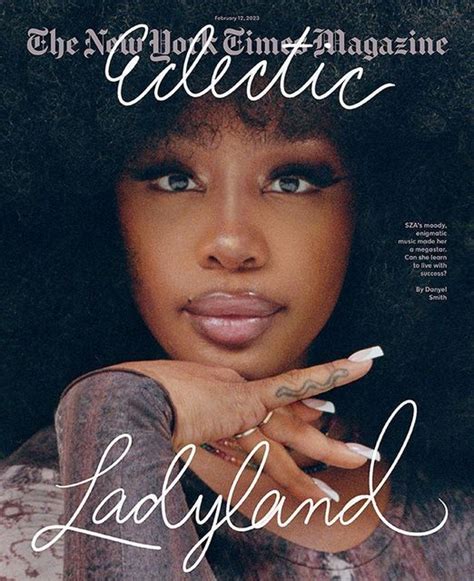 Black Magazine Covers On Instagram Sza For Nytmag By Philipdanielducasse Story Danamo