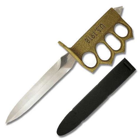 Wwi 1918 Trench Knife Edge Import