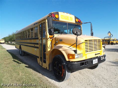 1998 International 3800 Carpenter School Bus In Dayton Tx Item