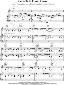 C am let's talk about love. Celine Dion "Let's Talk About Love" Sheet Music in G Major ...