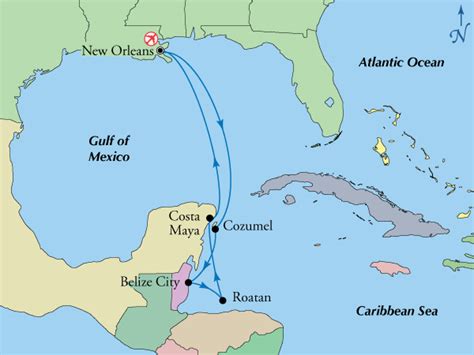 Belize Port Map Capikol