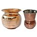 Buy Dakshcraft Indian Copper Lota Kalash With Glass Online At Low Prices In India Amazon In