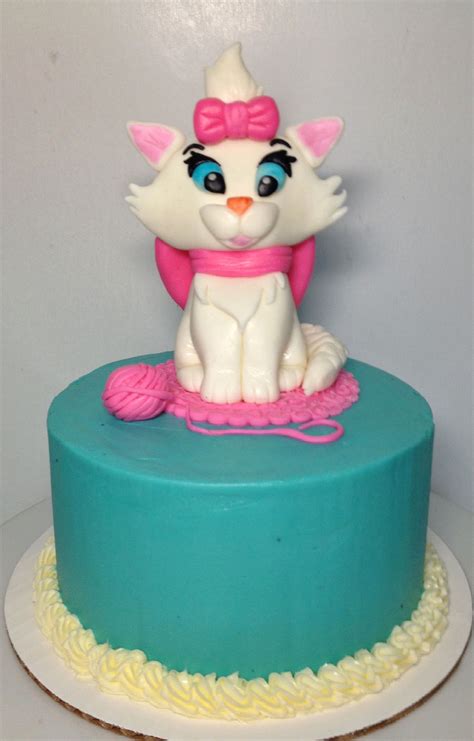 Aristocat Birthday Cake Buttercream Covered Cake With Sculpted Fondant