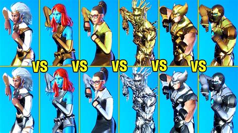 Wolverine is a set of cosmetics in battle royale. Fortnite Dance Battle: GOLD vs SILVER - (Wolverine vs Iron ...