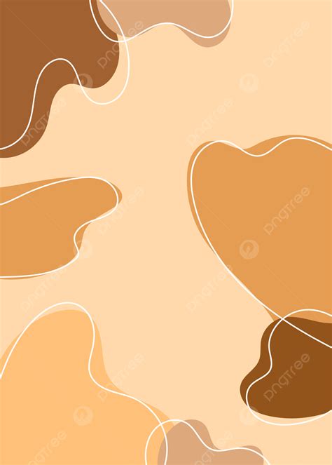 Shape Abstract Minimalist Style Background Aesthetic Brown Wallpaper