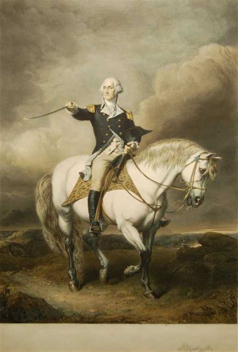 42 George Washington On Horseback With Sword