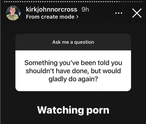 Celeb Lover On Twitter You Can T Beat A Kirk Norcross Insta Q A First He Admits That He Loves