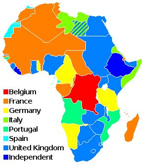 Examine the maps of africa below: 14 Points: The Colonization of Africa, Part II: Energy