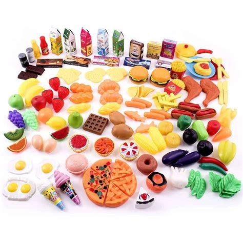 Play Food Set For Kids Pretend 150 Piece Assortment For Toddlers A