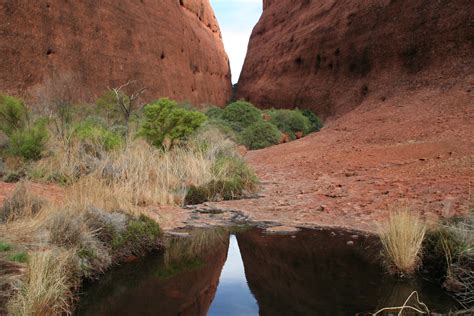 The australian open is a tennis tournament held annually over the last fortnight of january in melbourne, australia. Spiegeltag: Wasserstelle am Ayers Rock in Australien Foto ...